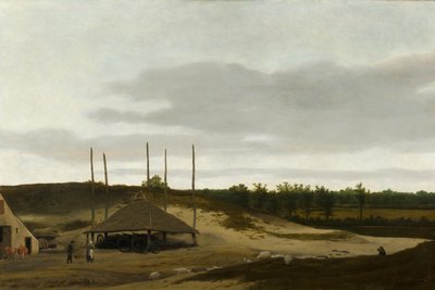 Dune Landscape with a Haystack by Pieter Post